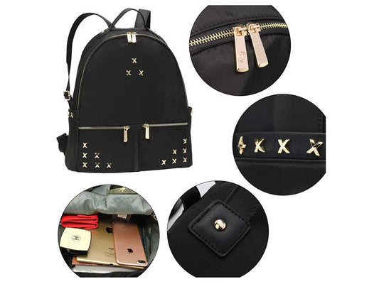 Elegant and Practical Fashion Black Rucksack 1