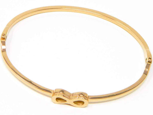 Infinity Bangle Rose Gold 1