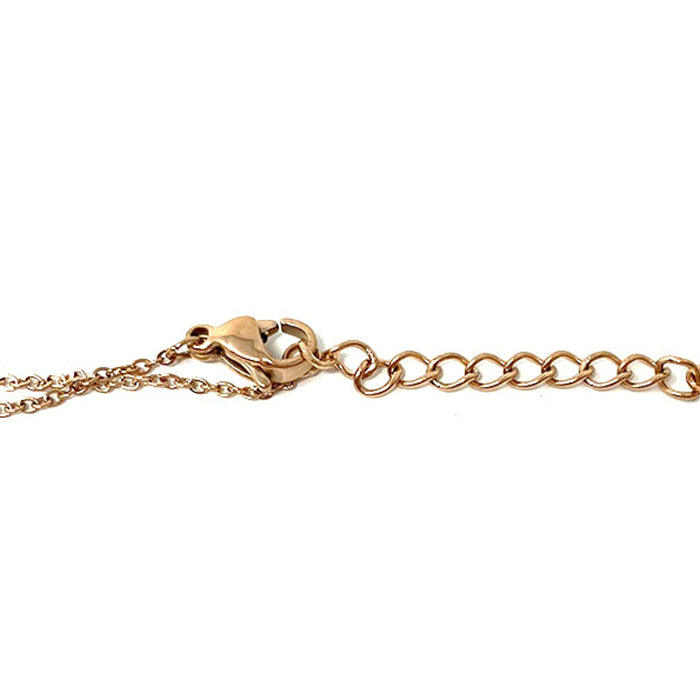 Rose Gold Plated Love Pendant Necklace 2