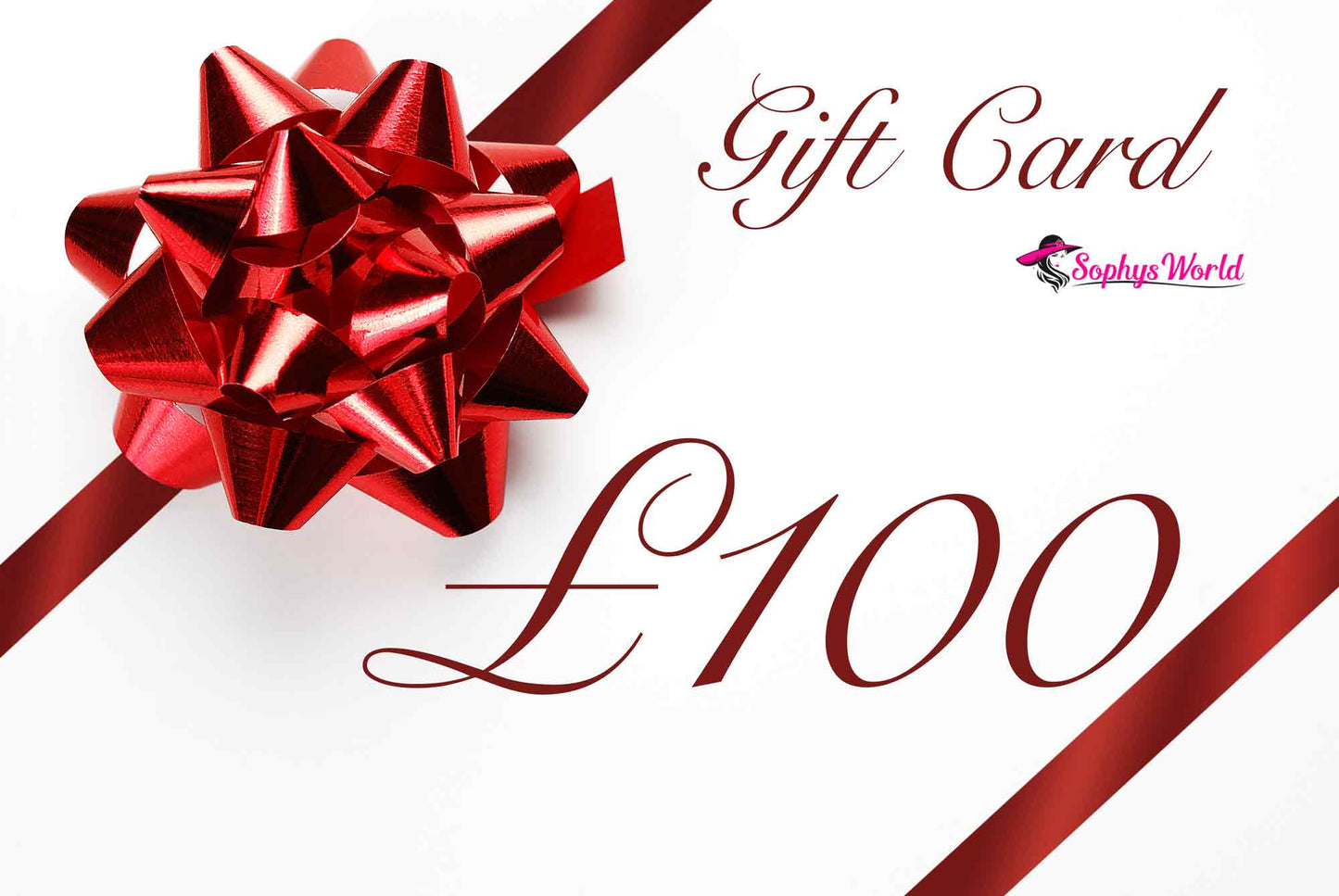 sophysworld Gift Card £100